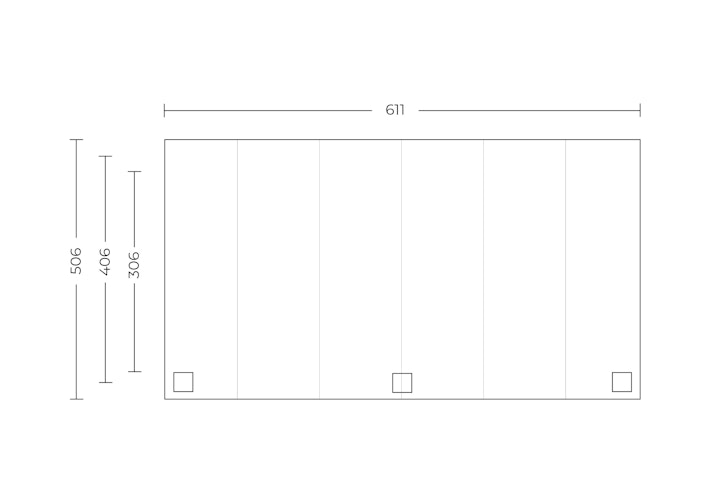 Gutta Terrassendachsystem Premium weiß/anthrazit