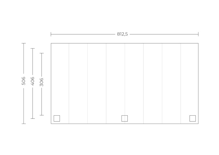 Gutta Terrassendachsystem Premium weiß/anthrazit