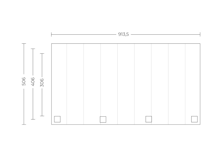 Gutta Terrassendachsystem Premium weiß/anthrazit