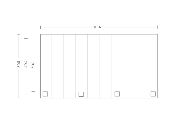 Gutta Terrassendachsystem Premium weiß/anthrazit