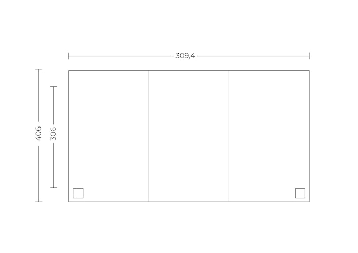 Gutta Terrassendachsystem Pro weiß/anthrazit