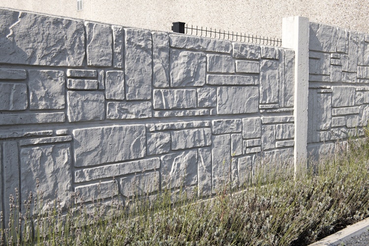 ORIGI WALLS™ Beton Sichtschutz MARSEILLE 395 x 2000 mm  Bild