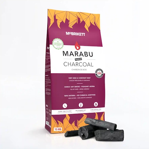 McBrikett Holzkohle MARABU 15kg