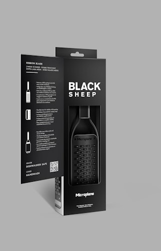 Microplane 2-Wege Schneide BLACK SHEEP Black Steel