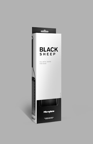 Microplane Reibe Fein BLACK SHEEP Black Steel