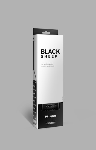 Microplane Reibe Sehr Grob BLACK SHEEP Black Steel Bild