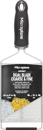 Microplane Doppelreibe Grob & Fein GOURMET Schwarz