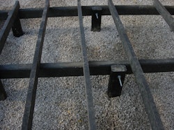 Weltholz Millboard® PlasPro Unterkonstruktion Schwarz 50 x 50 x 2400 mm