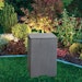Gardenforma Abdeckung für 11kg Gasflaschen, Beton-Optik space grey Faser-BetonBild