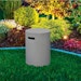 Gardenforma Abdeckung rund für Gasflaschen, Beton-Optik grau Faser-Beton, für 11kg GasbehälterBild