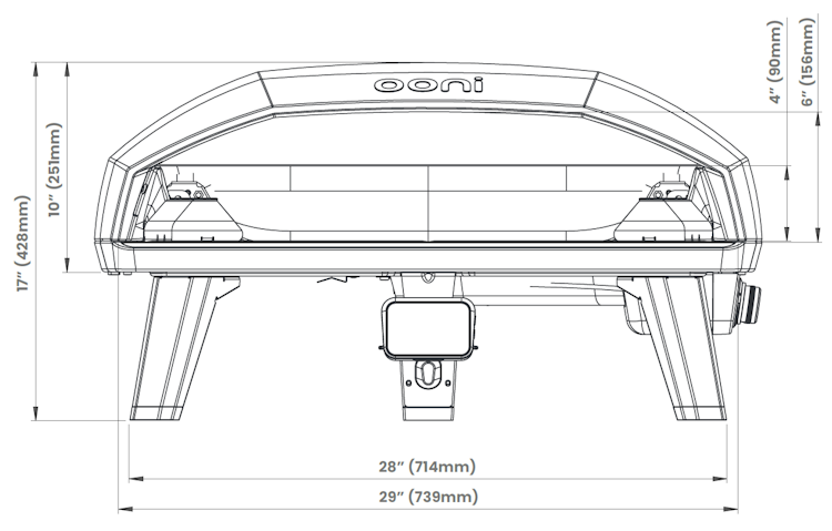 Ooni Pizzaofen Koda 2 Max 24" Bild