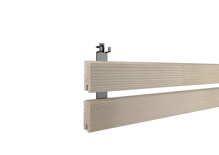 OSMO Fassade Fassadenklammer PURE (200 Klammern/Pack) mit Bit, inkl. 400 Schrauben VE 1 Stk.