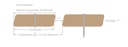Vorschaubild OSMO Fassade Rautenleiste Kanadische Douglasie Sortierung A/B - 21 x 68 mm VE 6 Stk.
