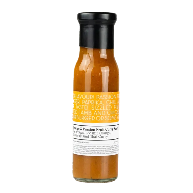 Big Green Egg Fresh Orange & Passion Fruit Curry Sauce
