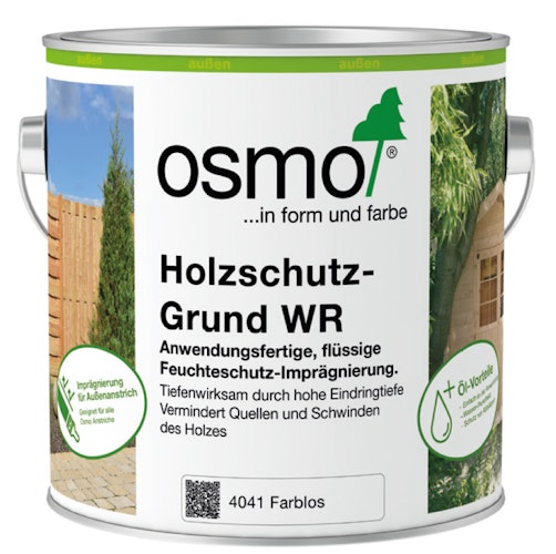 Osmo Holz-Imprägnierung WR 2,5 Liter für Außenbereich 4041 farblos