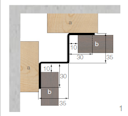 Vorschaubild OSMO Fassade Inneneckprofil 1 - 35 x 30 x 3000 mm