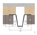 Vorschaubild OSMO Fassade Lisene 2 - 51 x 30 x 23 x 3000 mm