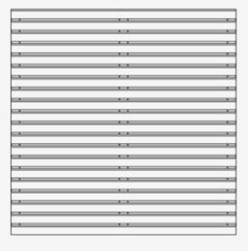 OSMO Sichtblende Rhombus Typ A 890 x 1790 mm Durchblick 15 mm -Verschiedene Ausführungen Bild