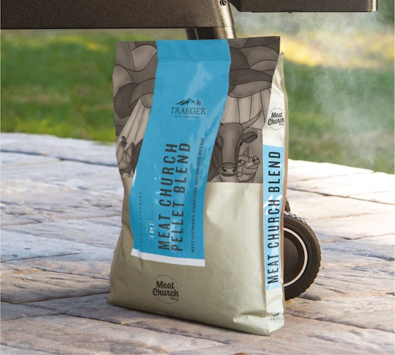 Traeger Hartholz Pellets Meat Church Blend 8kg Beutel