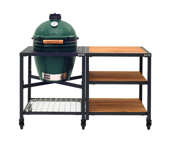 Big Green Egg Modulare Außenküche LARGE mit Erweiterungstisch