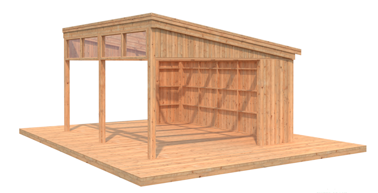 Palmako Pavillon Nova 17,8 m² Kit