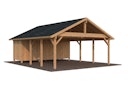 Palmako Carport Robert 40,6 m² mit Geräteraum