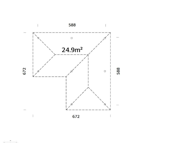 Palmako Pavillon Bianca 24,9 m²