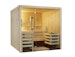 Infraworld Sauna Panorama Complete 160 Fichte - 75 mm Multifunktionssauna inkl. 5-teiligem gratis ZubehörsetBild