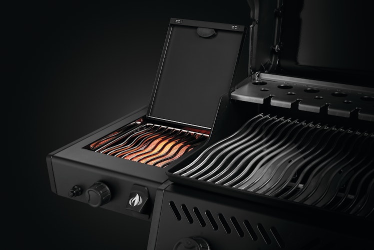 NAPOLEON Gasgrill PHANTOM FREESTYLE 425, mit Edelstahl Rosten und Tür, Satinschwarz Bild