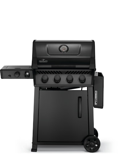 NAPOLEON Gasgrill PHANTOM FREESTYLE 425, mit Edelstahl Rosten und Tür, Satinschwarz