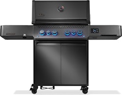 NAPOLEON Gasgrill Phantom, Prestige 500, Connected, gegossenem Edelstahl Rosten, Mattschwarz