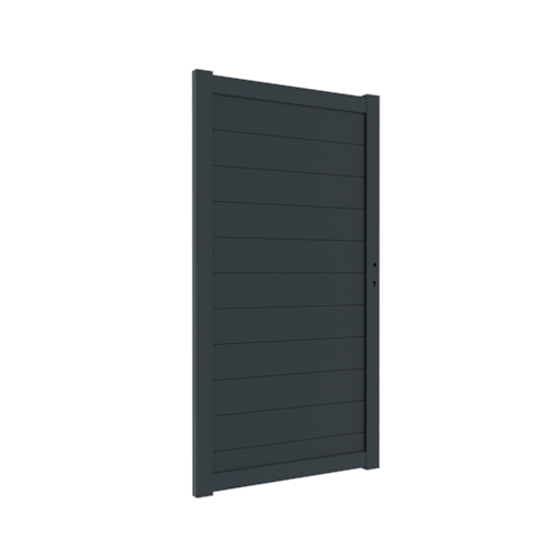 Fiberdeck BOSTON Tor ALUMINIUM Anthrazit RAL7016 Bild