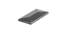 dz Aluminium-Abdeckkappe mit Überstand für Pfosten 60 x40 mm mit ProfilschieneZubehörbild