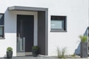 Gutta Rechteckvordach BS Plus 160 inkl. Seitenteil (neues Modell)