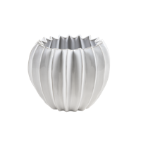 Wikholm form Design Pflanzgefäß / Blumentopf Keramik weiß ⌀ 15 x H 18 cm