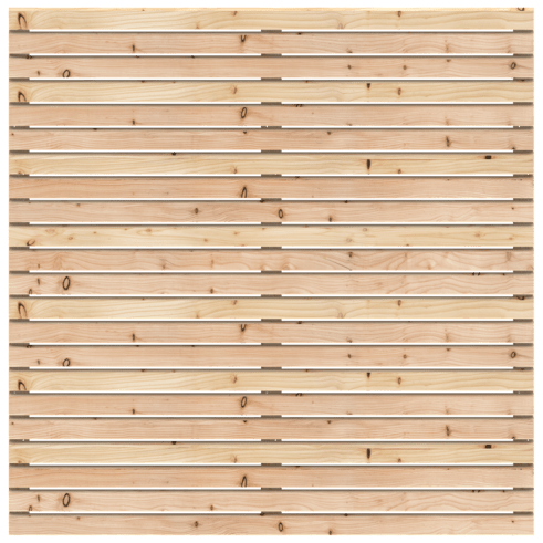 OSMO Sichtblende Rhombus Typ B 1790 x 1790 mm Durchblick 8 mm -Lärche naturbelassen