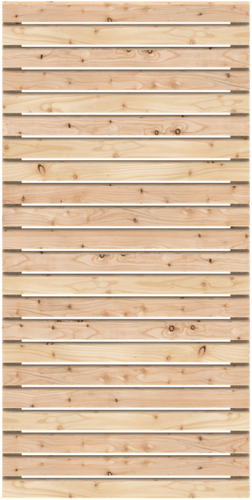 OSMO Sichtblende Rhombus Typ B 890 x 1790 mm Durchblick 10 mm -Lärche naturbelassen