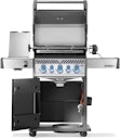 NAPOLEON Gasgrill Rogue PRO-S 425 mit Gußrosten, Schwarz, inkl. Drehspieß
