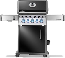 NAPOLEON Gasgrill Rogue PRO-S 425 mit Gußrosten, Schwarz, inkl. Drehspieß