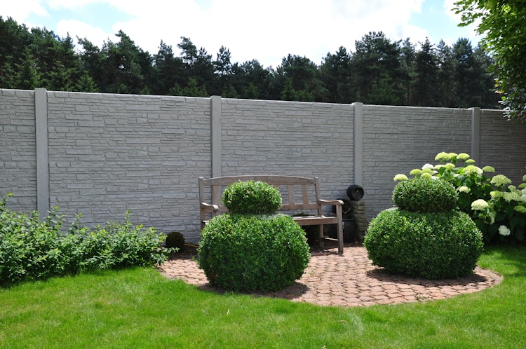 ORIGI WALLS™ Beton Sichtschutz RUSTIQUE 395 x 2000 mm  Bild