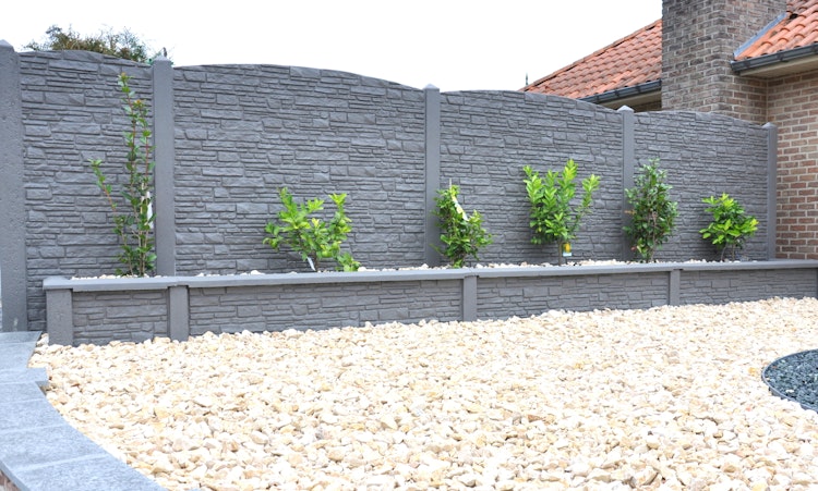 ORIGI WALLS™ Beton Sichtschutz RUSTIQUE 395 x 2000 mm  Bild