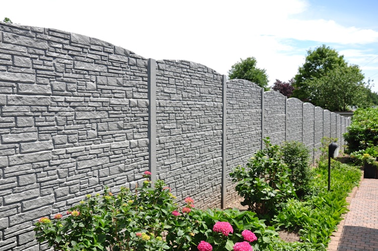 ORIGI WALLS™ Beton Sichtschutz RUSTIQUE 395 x 2000 mm  Bild