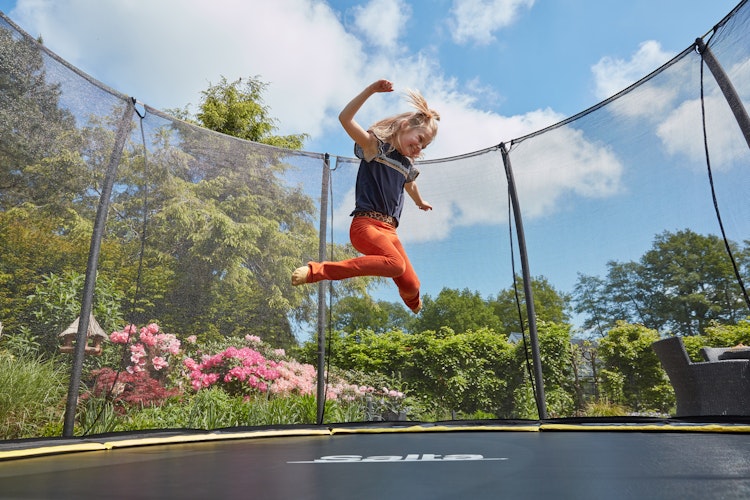 Salta Trampolin Comfort Edition Ground mit Sicherheitsnetz Bild