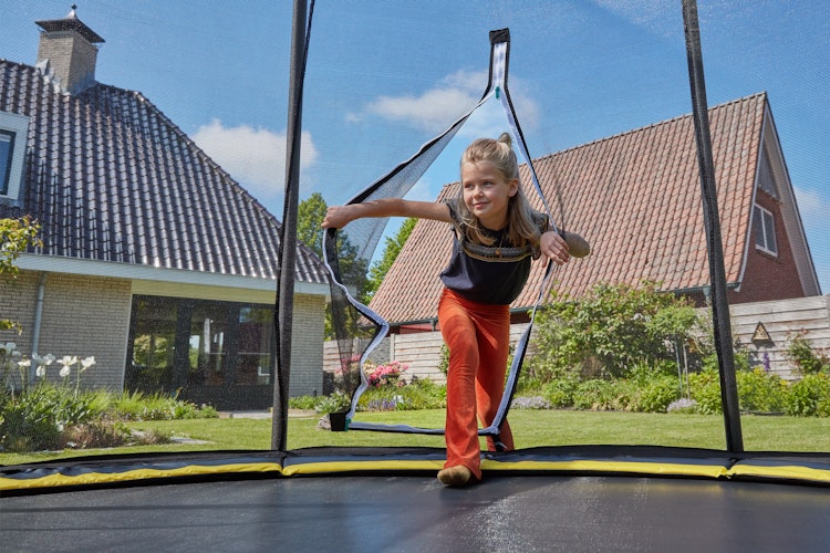 Salta Trampolin Comfort Edition Ground mit Sicherheitsnetz Bild