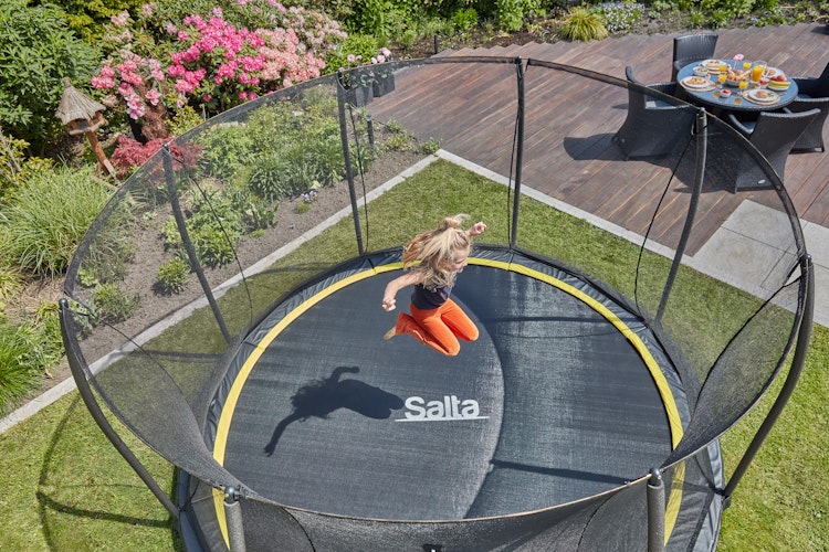 Salta Trampolin Comfort Edition Ground mit Sicherheitsnetz Bild