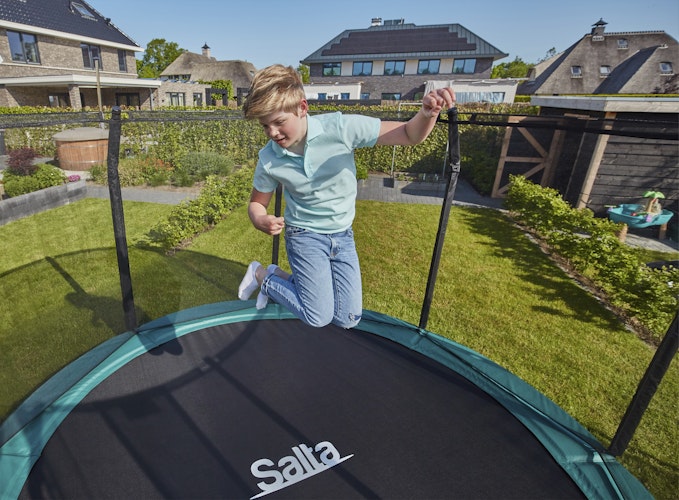 Salta Trampolin Premium Ground mit Sicherheitsnetz Bild