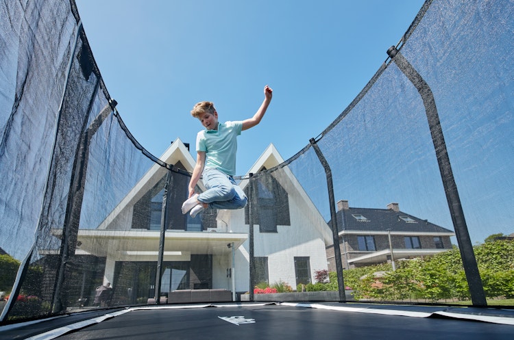 Salta Trampolin Premium Ground mit Sicherheitsnetz Bild