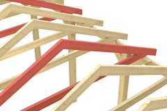 Skan Holz Schneelasterhöhung für Satteldach CarportsZubehörbild