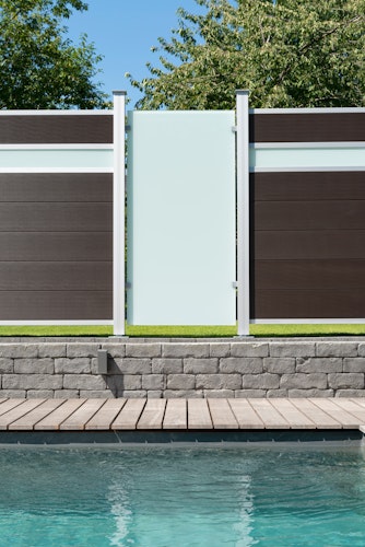 OSMO Multi-Fence Co-Extrusion Einzelprofil 184x25,3 cm