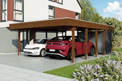 Skan Holz Carport Friesland Hybrid Set 14 557x708 cm inkl. Abstellraum